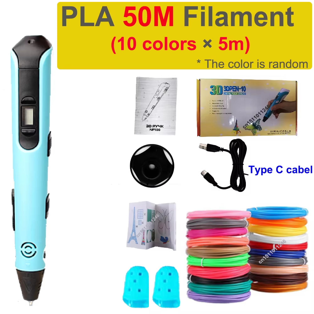 Ignite Your Imagination with the Ultimate LCD 3D Printing Pen - The Perfect Gift for Future Creators!