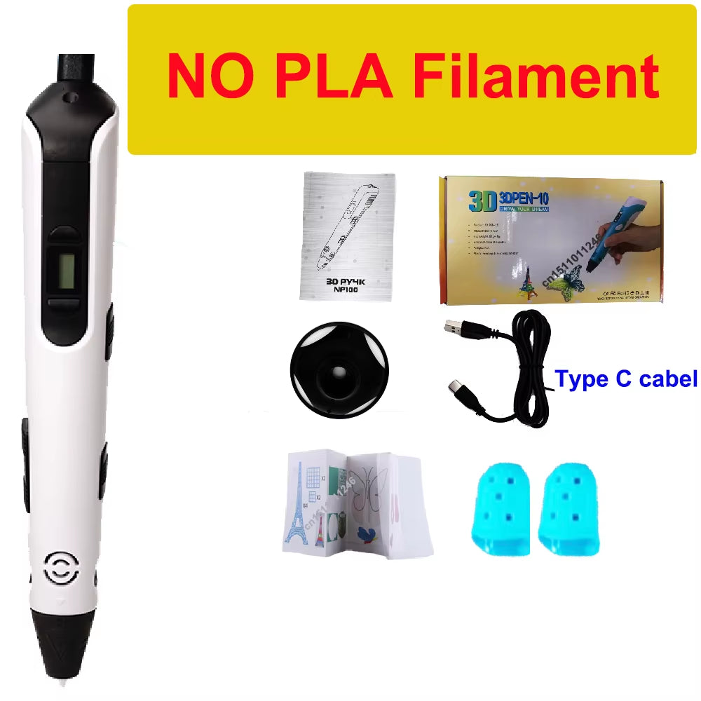 Ignite Your Imagination with the Ultimate LCD 3D Printing Pen - The Perfect Gift for Future Creators!