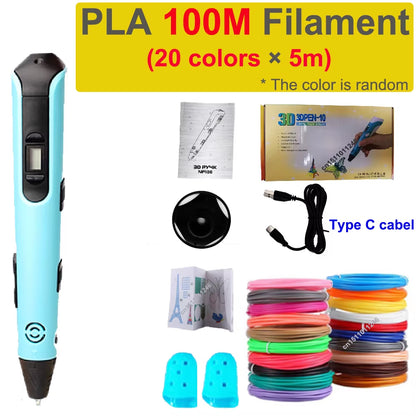 Ignite Your Imagination with the Ultimate LCD 3D Printing Pen - The Perfect Gift for Future Creators!