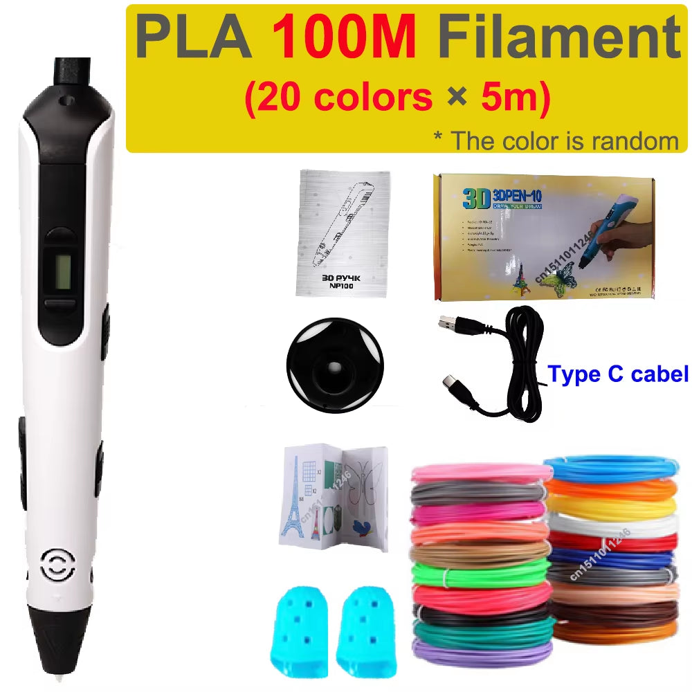 Ignite Your Imagination with the Ultimate LCD 3D Printing Pen - The Perfect Gift for Future Creators!
