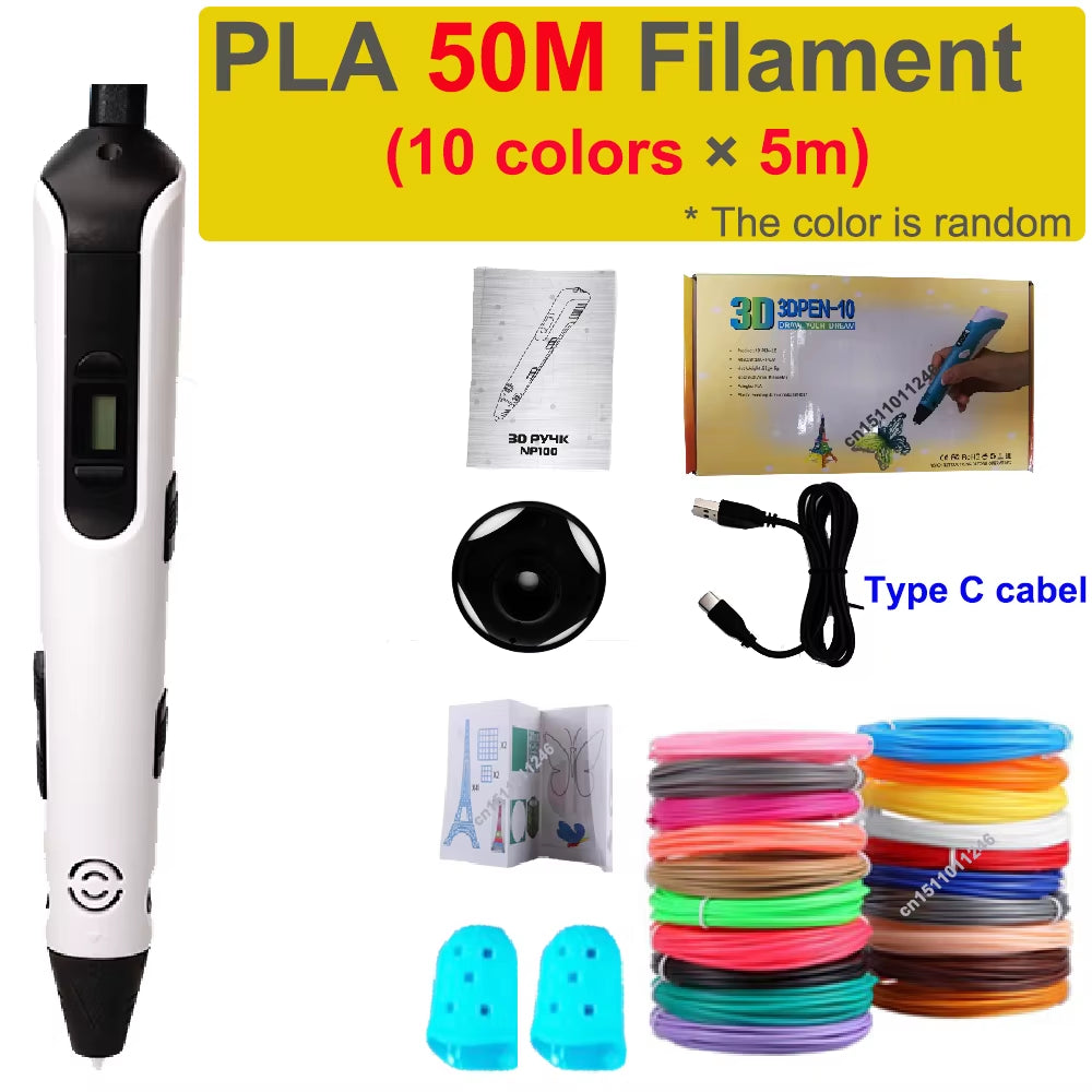 Ignite Your Imagination with the Ultimate LCD 3D Printing Pen - The Perfect Gift for Future Creators!