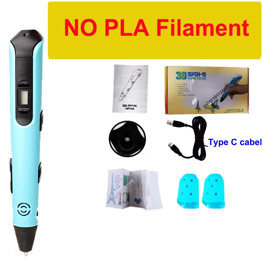 Ignite Your Imagination with the Ultimate LCD 3D Printing Pen - The Perfect Gift for Future Creators!